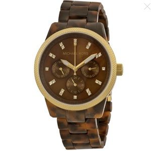 MICHAEL KORS Jet Set Tortoise Shell Ladies Watch